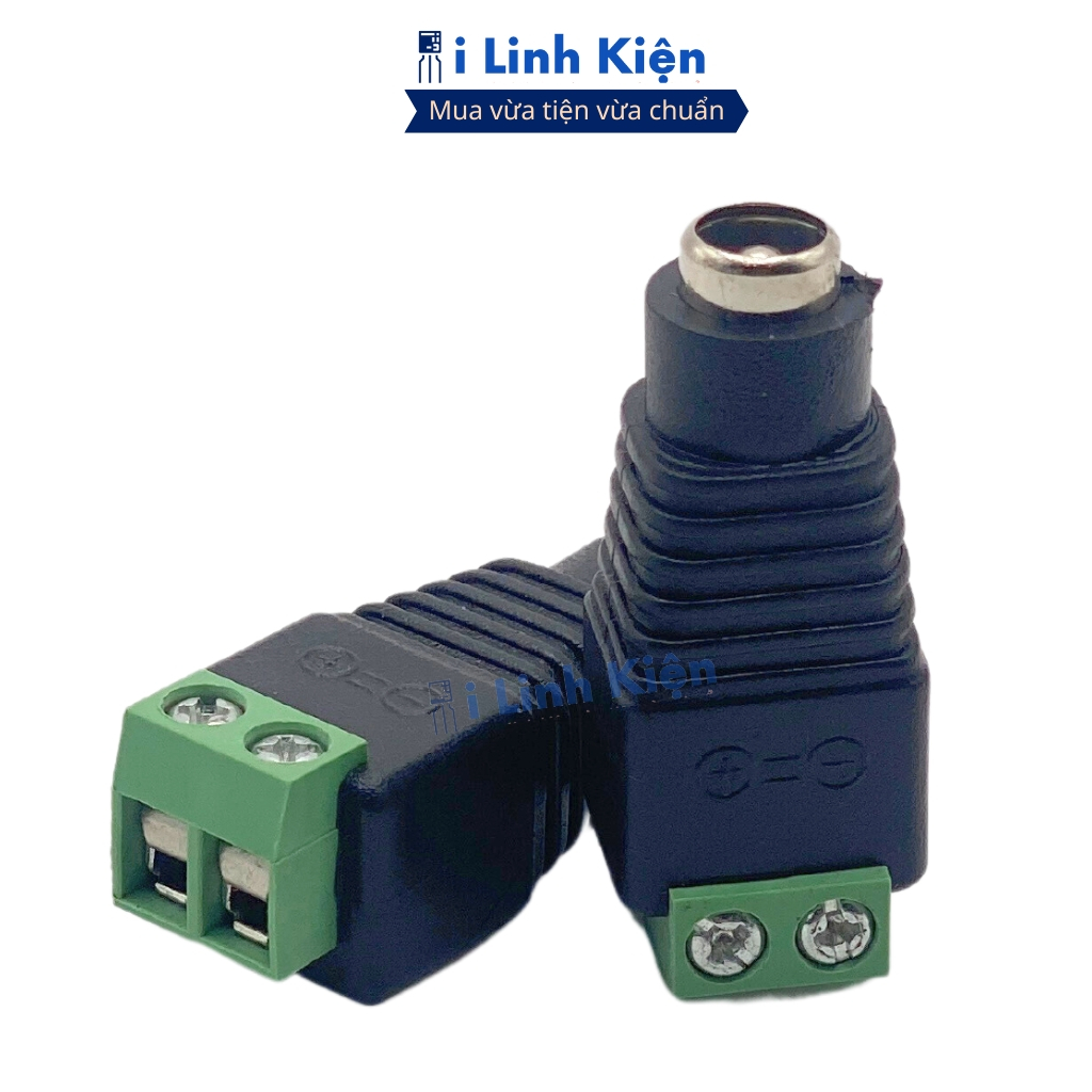 (Combo 5) Jack nguồn DC 5.5x2.5mm cái-đưc chất lượng tốt ilinhkien