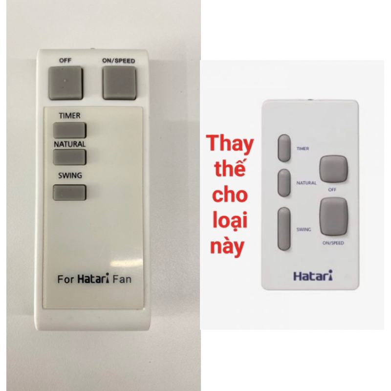 Remote quạt Hatari, Điều khiển quạt HATARI | Shopee Việt Nam