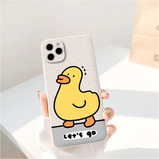 Ốp lưng iphone cạnh vuông bảo vệ camera Vịt let's go 6/7/8/plus/x/xr/xs/11/12/13/14/15/16pro max - e6921