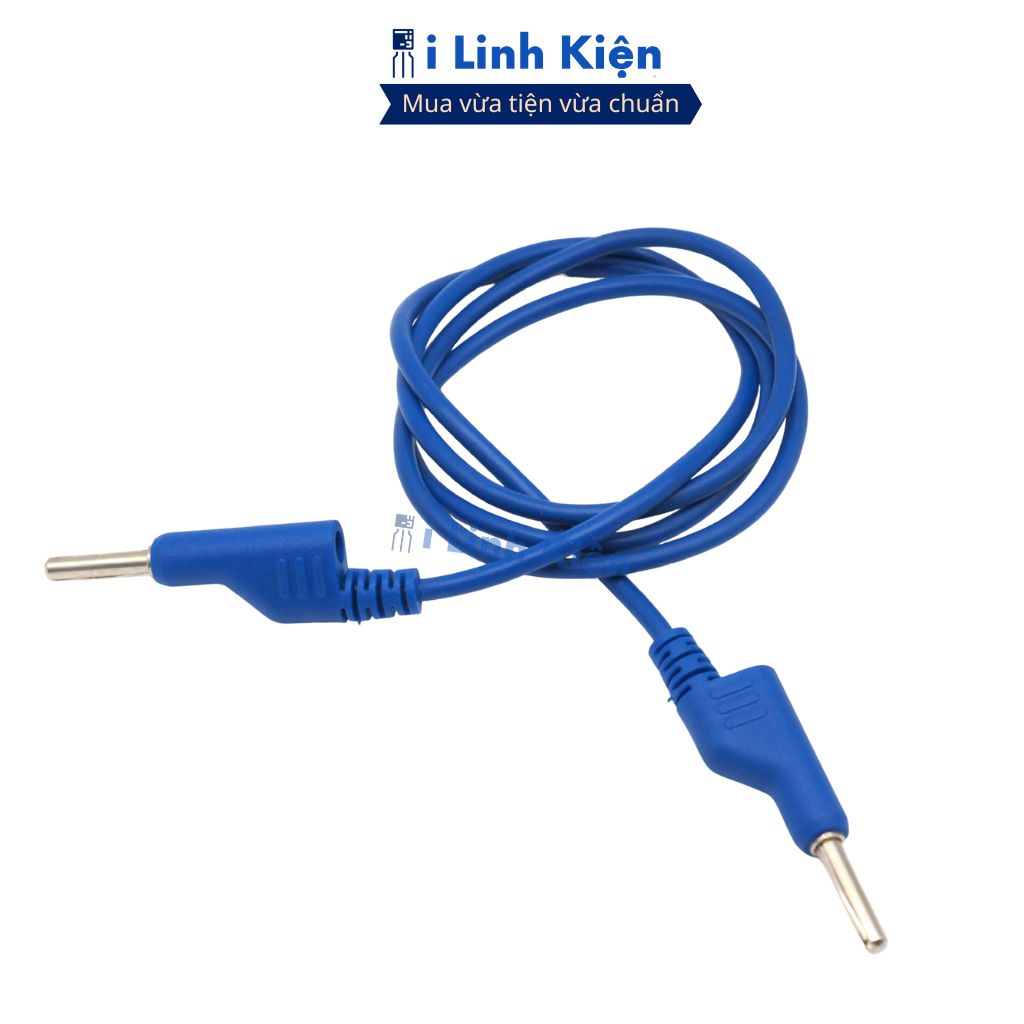 Dây bắp chuối 2 đầu 4mm dài 1 mét chất liệu silicon mềm dẻo chất lượng cao chính hãng ilinhkien