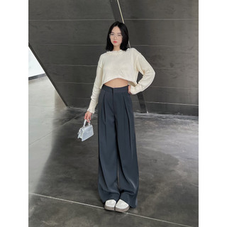 Quần ống rộng nữ cạp cao - 247store - Quanongrong382_P13K12