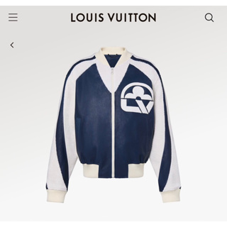 Louis Vuitton Mens Bomber Jackets 2023-24FW, Black, M (Stock Confirmation Required)