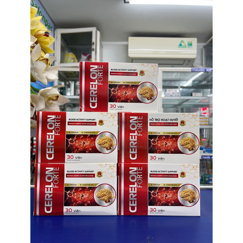 Viên uống hỗ trợ tuần hoàn não CERELON FORTE (hộp 30 viên) | Shopee ...