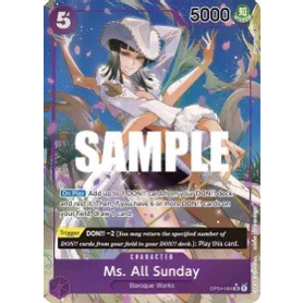 One Piece TCG - Ms. All Sunday OP04-064 V2 – Made In Camelot - Foto 9