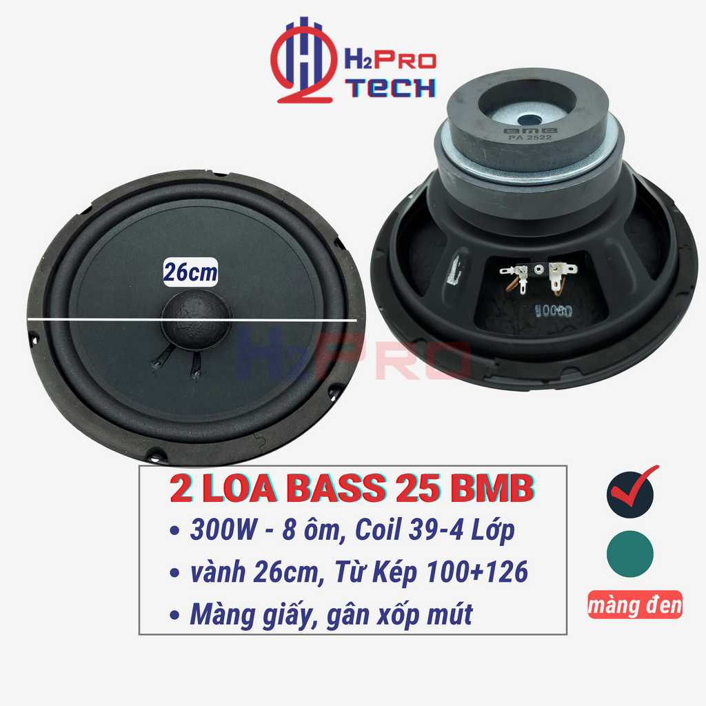 Loa Bass 25 Bmb Nhật Pa2522 600W Từ Kép Giá Cái ), Loa Bmb