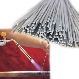 Hộp 100  Que Hàn Nhôm Dễ Chảy Nhiệt Độ Thấp Thanh Hàn 2mm Que Hàn Có Lõi Để Hàn Nhôm Không Cần Bột Hàn
