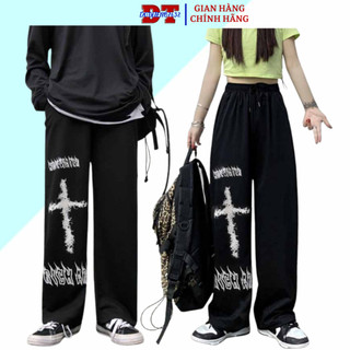 Quần jogger thể thao 💖 FREESHIP 💖 Quần nỉ nam nữ bo ống co giãn vải đẹp dáng dài in hình phong cách Hàn Quốc C1