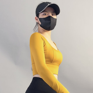 Áo thun croptop cổ vuông dài tay nữ dáng ôm GLADIMAX CDT15 croptop tay dài cổ vuông tay dài