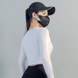 Áo thun croptop cổ vuông dài tay nữ dáng ôm GLADIMAX CDT15 croptop tay dài cổ vuông tay dài