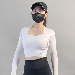 Áo thun croptop dài tay nữ dáng ôm GLADIMAX ASN45 chất thun mát, croptop tay dài cổ yếm tay dài