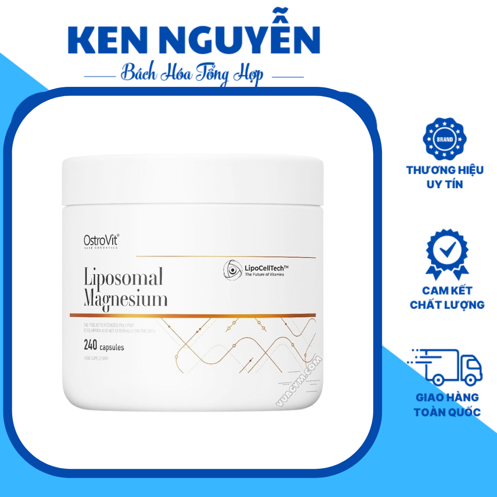 Viên Uống Ostrovit Liposomal Magnesium Glycinate 240 Viên Thực Phẩm Bổ Sung Tăng Sức Đề Kháng