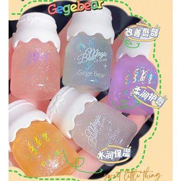 Son Bóng Có Nhũ Lấp Lánh Gege Bear Magic Bow Lip Gloss Dưỡng Ẩm Cho Môi - GX1006