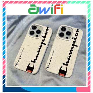 Ốp lưng iphone mềm thân thiện môi trường champion 6/6splus/7/8/plus/x/xs/11/12/13/14/15/pro/max/plus/promax - Awifi V4-8