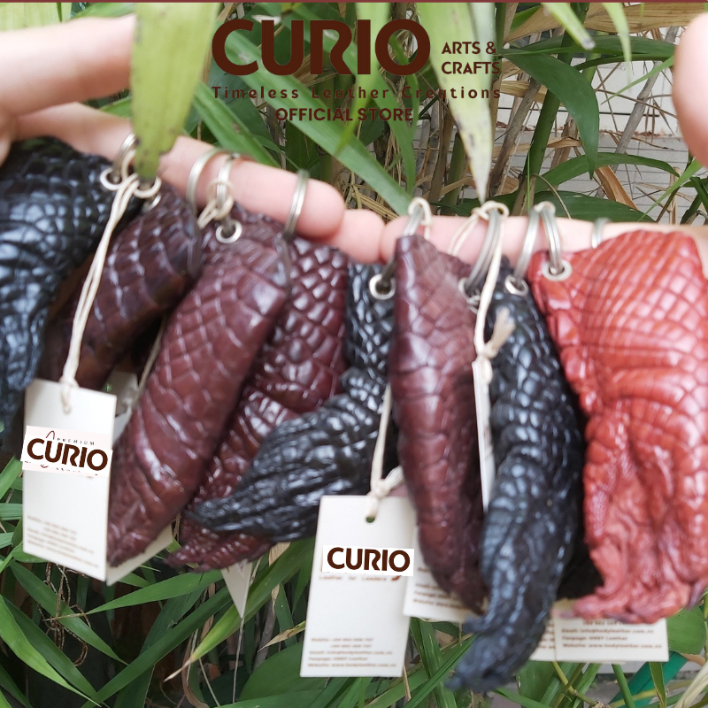 Móc Chìa Khóa Chân Cá Sấu Thật (Key chain) - KCCS01 - Curio Leather