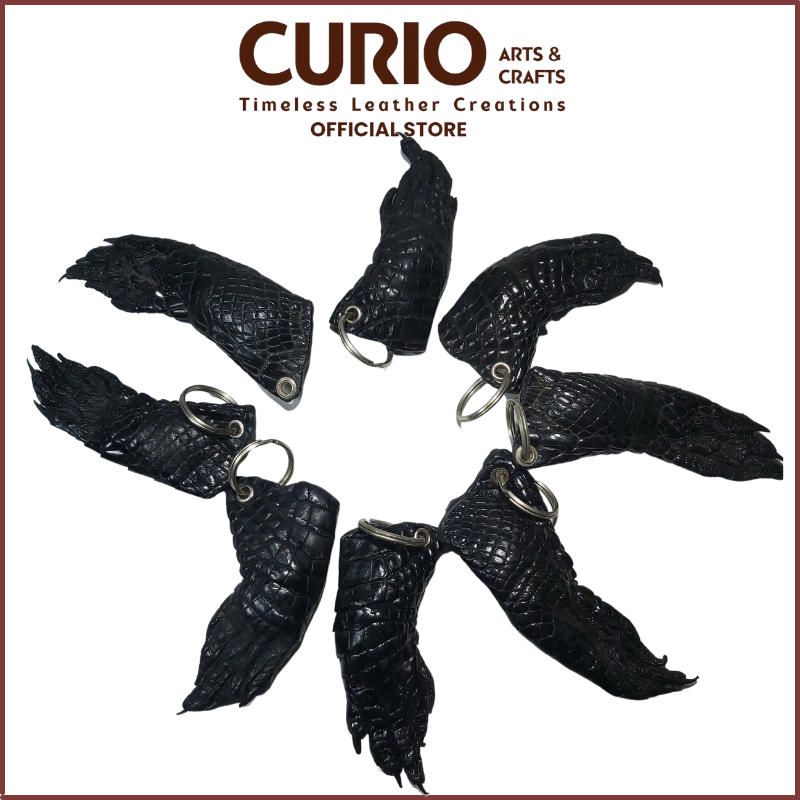Móc Chìa Khóa Chân Cá Sấu Thật (Key chain) - KCCS01 - Curio Leather