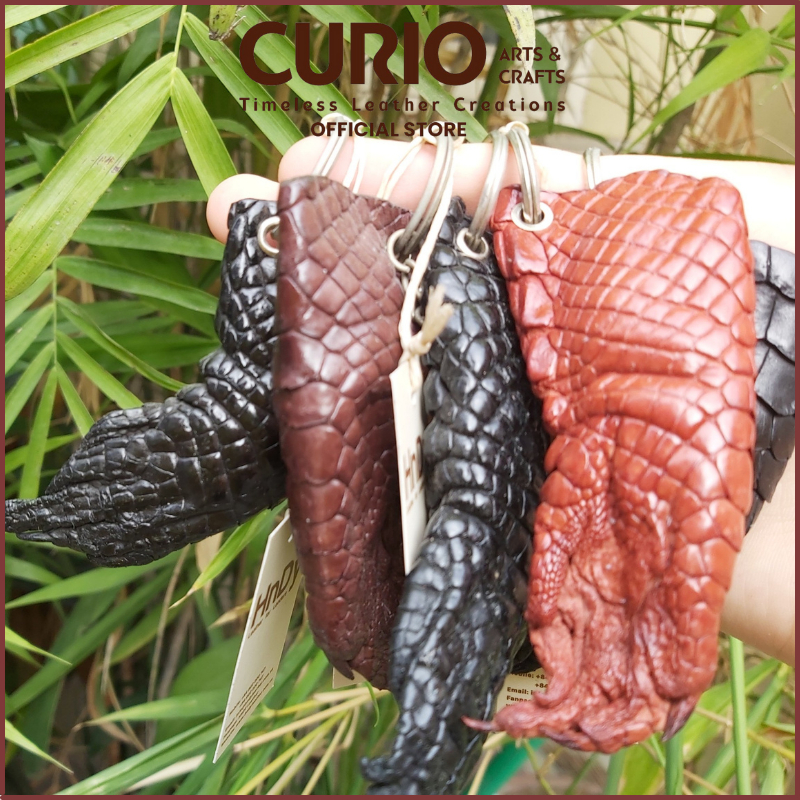 Móc Chìa Khóa Chân Cá Sấu Thật (Key chain) - KCCS01 - Curio Leather