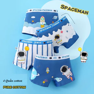 Quần sịp đùi bé trai, quần lót nam cho bé trai cotton cao cấp hình phi hành gia hit hot Maruka Fashion