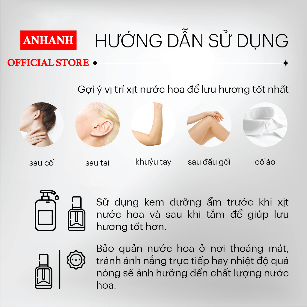 Tinh dầu Nước Hoa Nữ ANHANH GOOD GIRL 18 - Lưu hương lâu 6-8 tiếng - Quyến rũ, thanh lịch, sang trọng