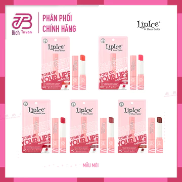 [2 NEW SKU] Son Dưỡng Có Màu Tự Nhiên - Son gió LipIce Sheer Color tự nhiên LipIce Color Q