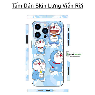Tấm dán Skin Mặt Sau Doremon MS07 FULL VIỀN 14 pro max , 13 pro max ,12 pro max , 11 pro max , xs max - FukiShop