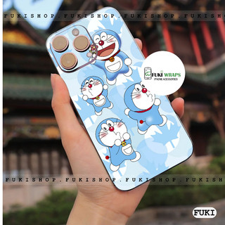 Tấm dán Skin Mặt Sau Doremon MS07 FULL VIỀN 14 pro max , 13 pro max ,12 pro max , 11 pro max , xs max - FukiShop