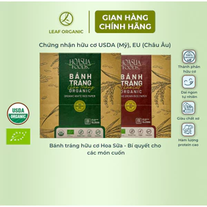 Bánh tráng trắng, bánh tráng lứt hữu cơ HasaBio 200gr