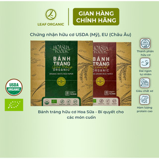 Bánh tráng trắng, bánh tráng lứt hữu cơ HasaBio 200gr