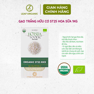 Gạo trắng hữu cơ ST25 Hoa Nắng/Hasa Bio 1kg