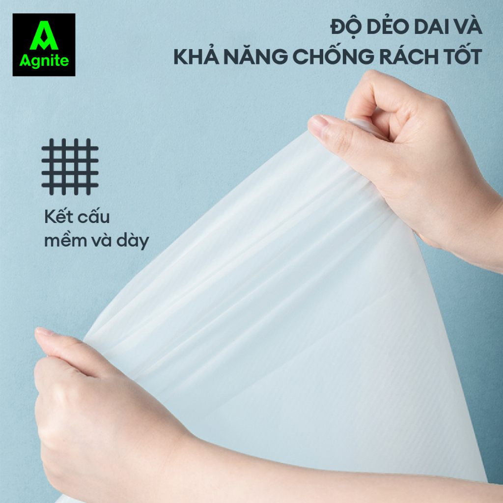 Áo mưa Agnite chất liệu EVA cao cấp - Siêu bền - Chống thấm nước tốt - Thiết kế thoải mái - Nhiều màu sắc - VS4075