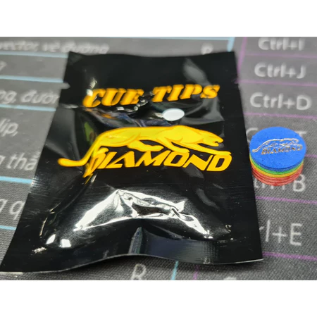 ĐẦU CƠ BIDA DIAMOND 6 LỚP RAINBOW CUE TIPS