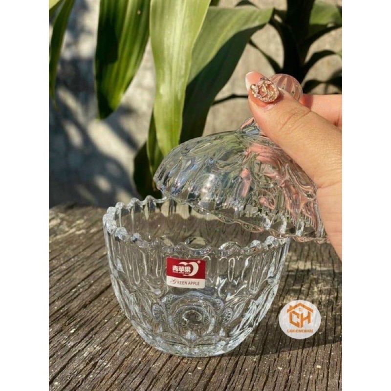 Hủ đựng mứt thủy tinh
