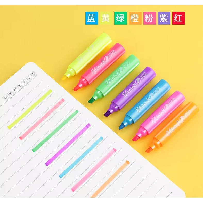bút nhớ dòng - bút dạ quang - bút Highlight Baoke MP4905 | Shopee Việt Nam