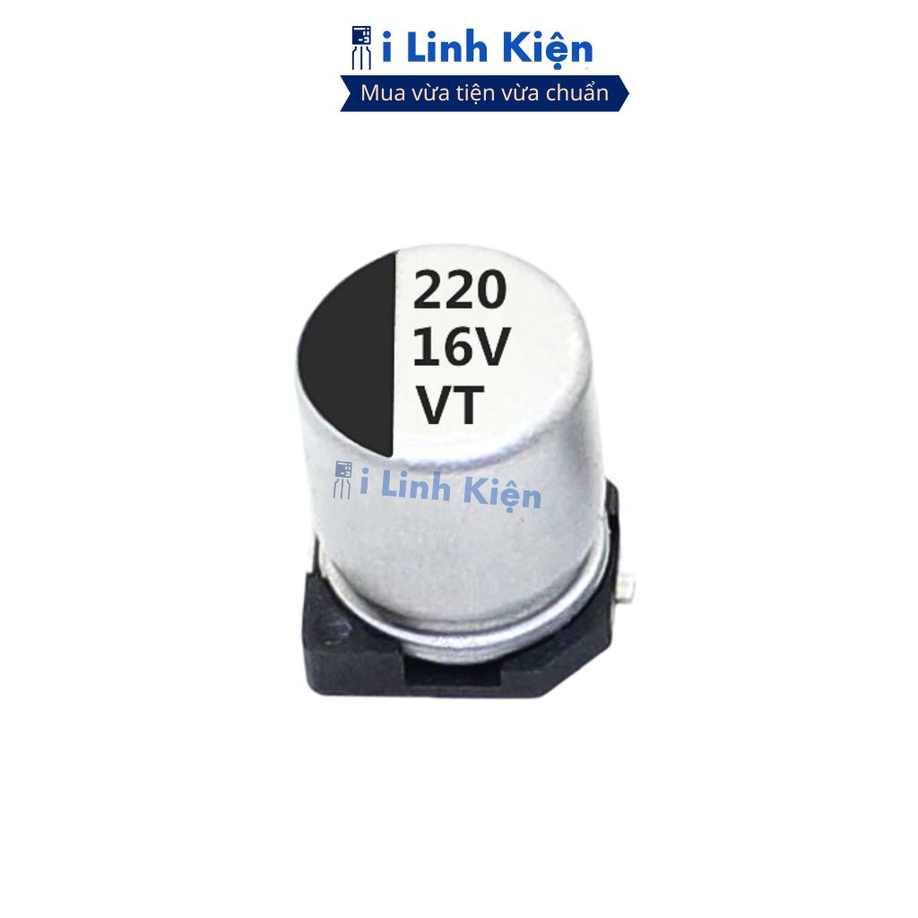 Tụ nhôm 16V 220uF 6.3x7.7mm chất lượng cao chính hãng ilinhkien