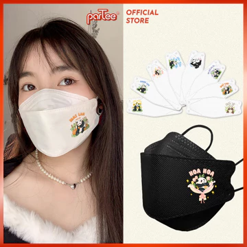 Khẩu trang Pandabiz | Khẩu Trang Y Tế KF94 Gấu Trúc Panda Fubao Hoa Hoa Manh Lan Tam Thái Tử Thất Tử