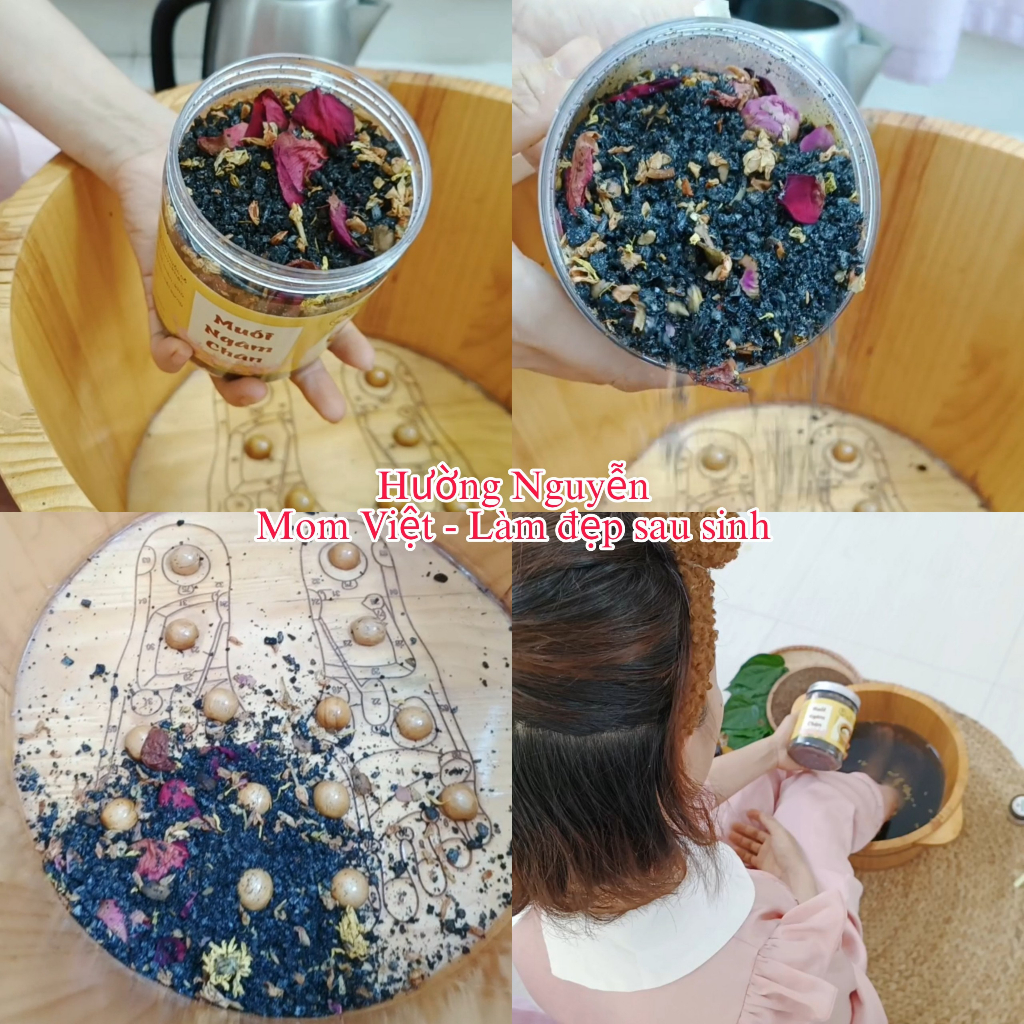 MUỐI NGÂM CHÂN, HÔI CHÂN TÊ NHỨC CHÂN, HỘP MUỐI NGÂM CHÂN THÀNH PHẦN TỰ NHIÊN