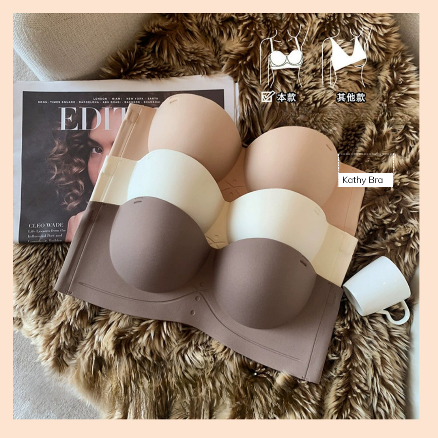 B74[LÙI SIZE] Áo Lót Đúc Su Bảng To Định Hình  KATHY BRA Không Gọng ĐệmVừa Nâng Ngực Mặc Áo Dài Không Lộ Viền | BigBuy360 - bigbuy360.vn
