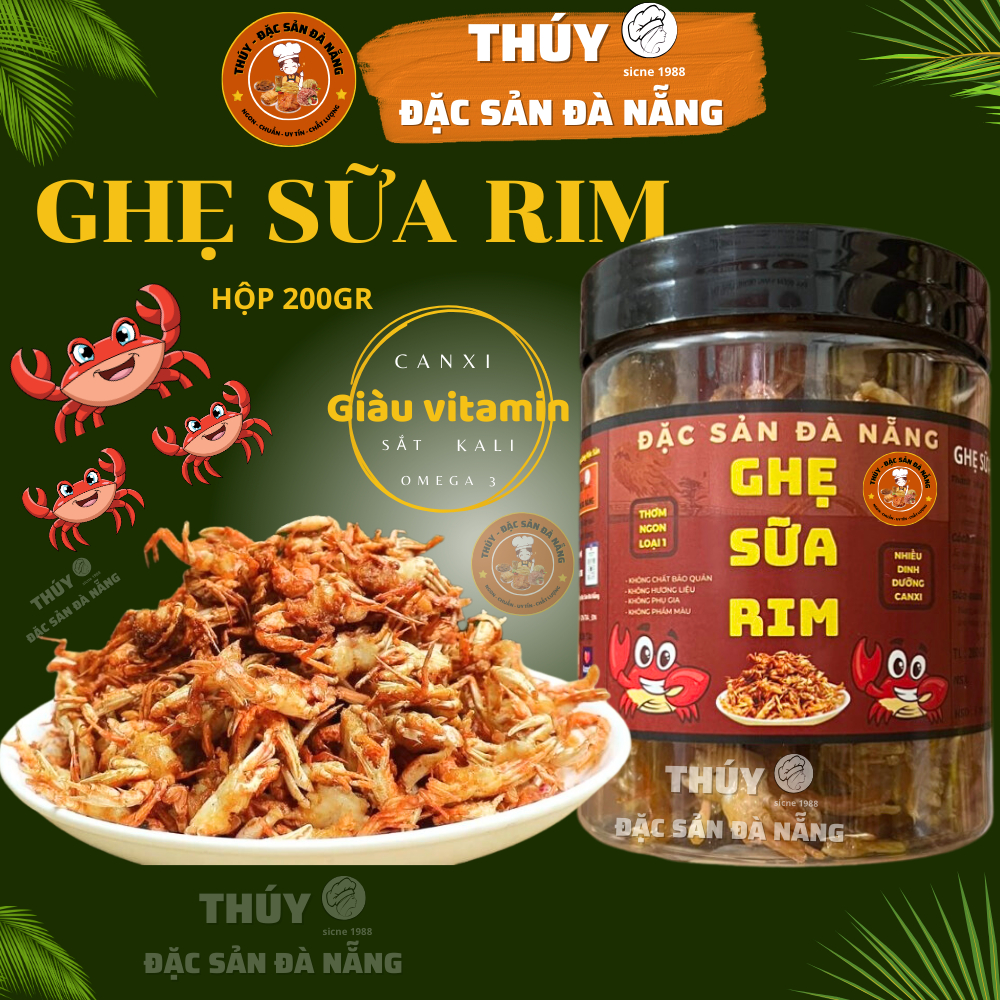 Ghẹ Sữa Rim Đặc Sản Đà Nẵng Hộp 200gr Chuẩn Vị Làm Quà Nhiều Dinh Dưỡng ...