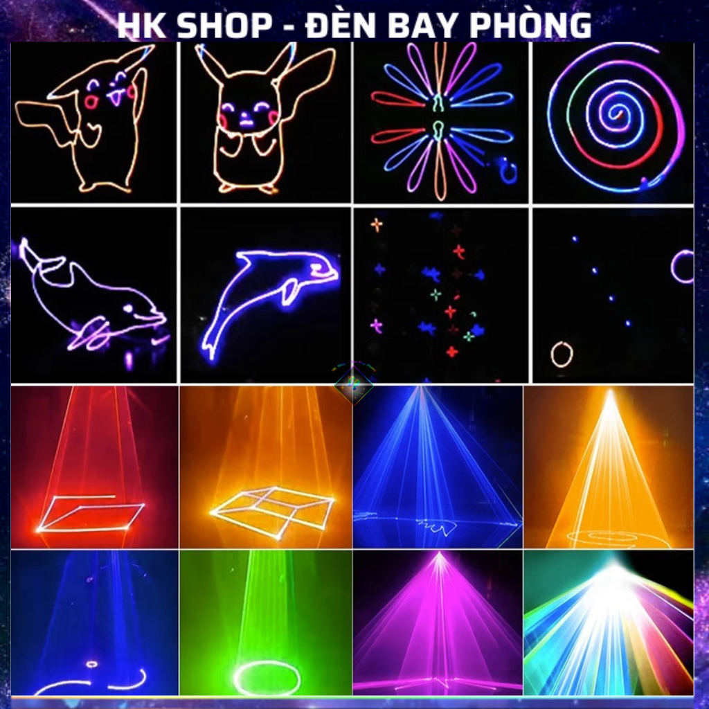 Đèn Laser Bay Phòng MP 7979 V12 mới nhất hiện tại dùng cho bar , bay phòng , pub , louge , sân khấu