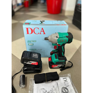 Máy bắn bulong dùng pin không chổi than DCA ADPB298BM nhỏ gọn, siêu khỏe lực siết 298n/m, đập 3000bpm, kèm 2 pin 20V/4Ah