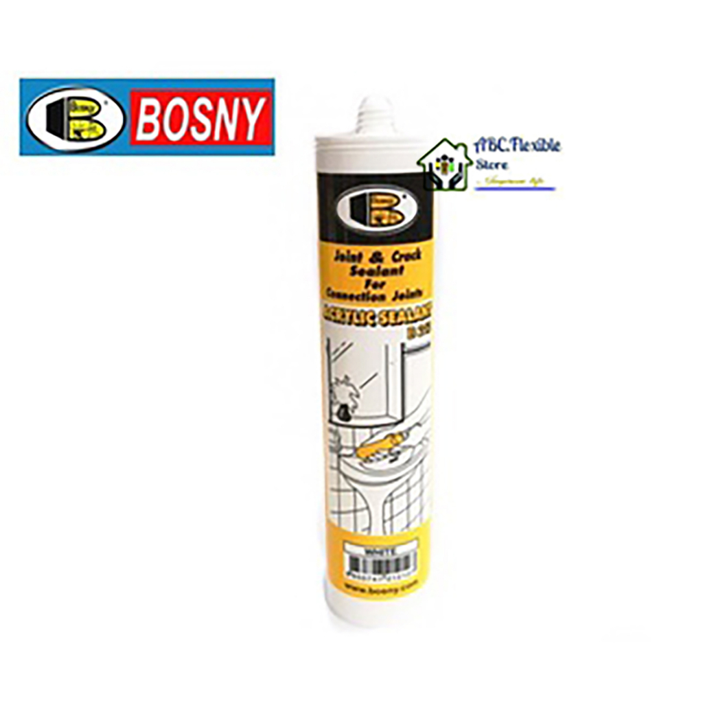 Keo silicone Bosny B212 ACRYLIC SEALANT trét kín các khe hở vết nứt ...