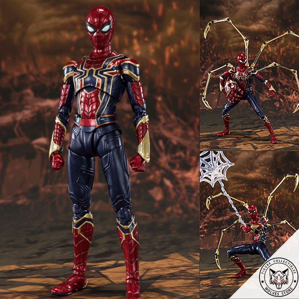 [Nhận order báo giá] Mô hình chính hãng SHF Marvel: SHF Iron Spider ...