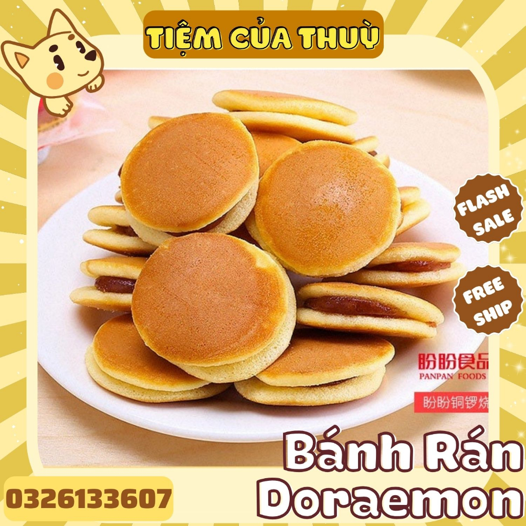 (1 Cái) Bánh Rán Doraemon MINI Kẹp Nhân 3 Vị Đậu Đỏ - Khoai Môn - Táo ...