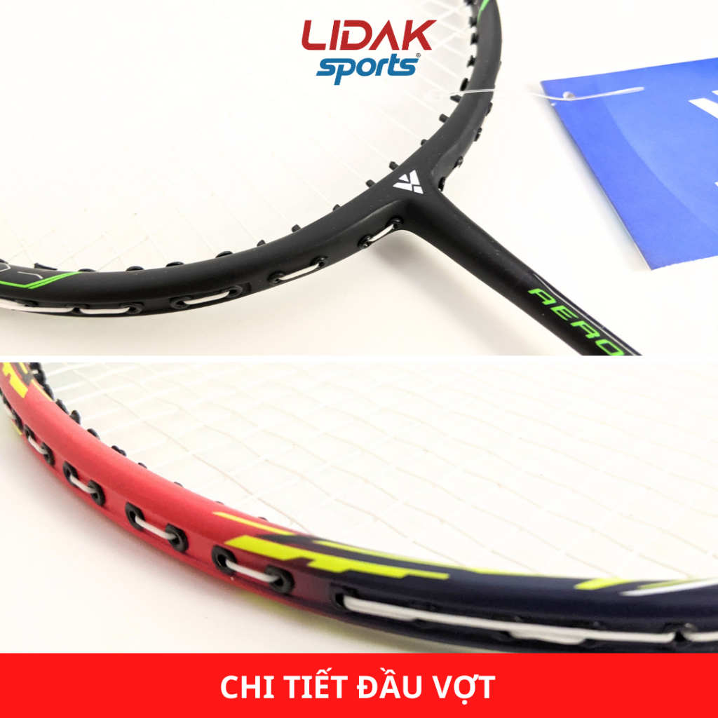 Ảnh Vợt cầu lông giá rẻ VICLEO khung carbon 10kg siêu nhẹ cho người lớn, học sinh, cho bé chơi phong trào - LIDAK SPORT 4