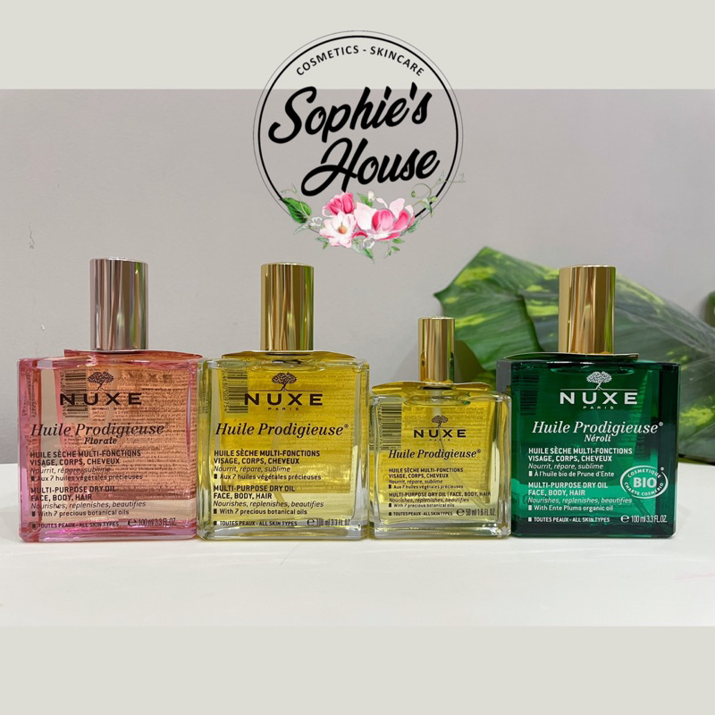 50ml / 100ml Dầu dưỡng đa năng NUXE Multi Purpose Dry Oil Shopee