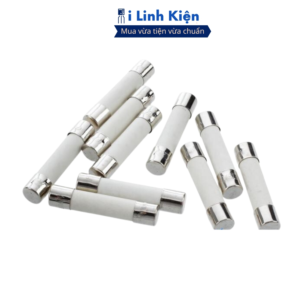 Cầu chì sứ 5x20mm túi 20 con chất lượng tốt ilinhkien