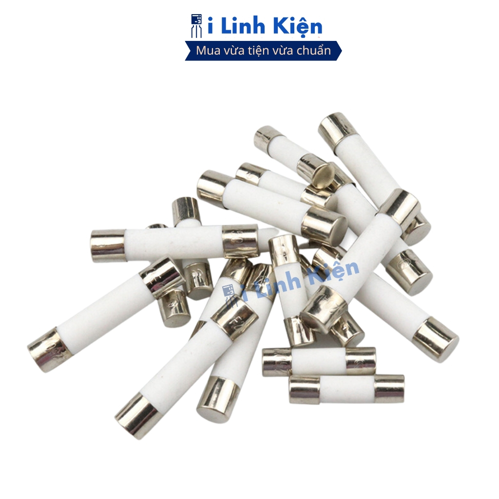 Cầu chì sứ 5x20mm túi 20 con chất lượng tốt ilinhkien