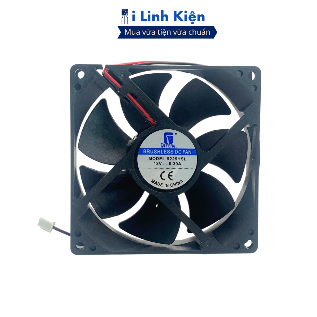 Quạt tản nhiệt 12V đầy đủ các kích thước ilinhkien.