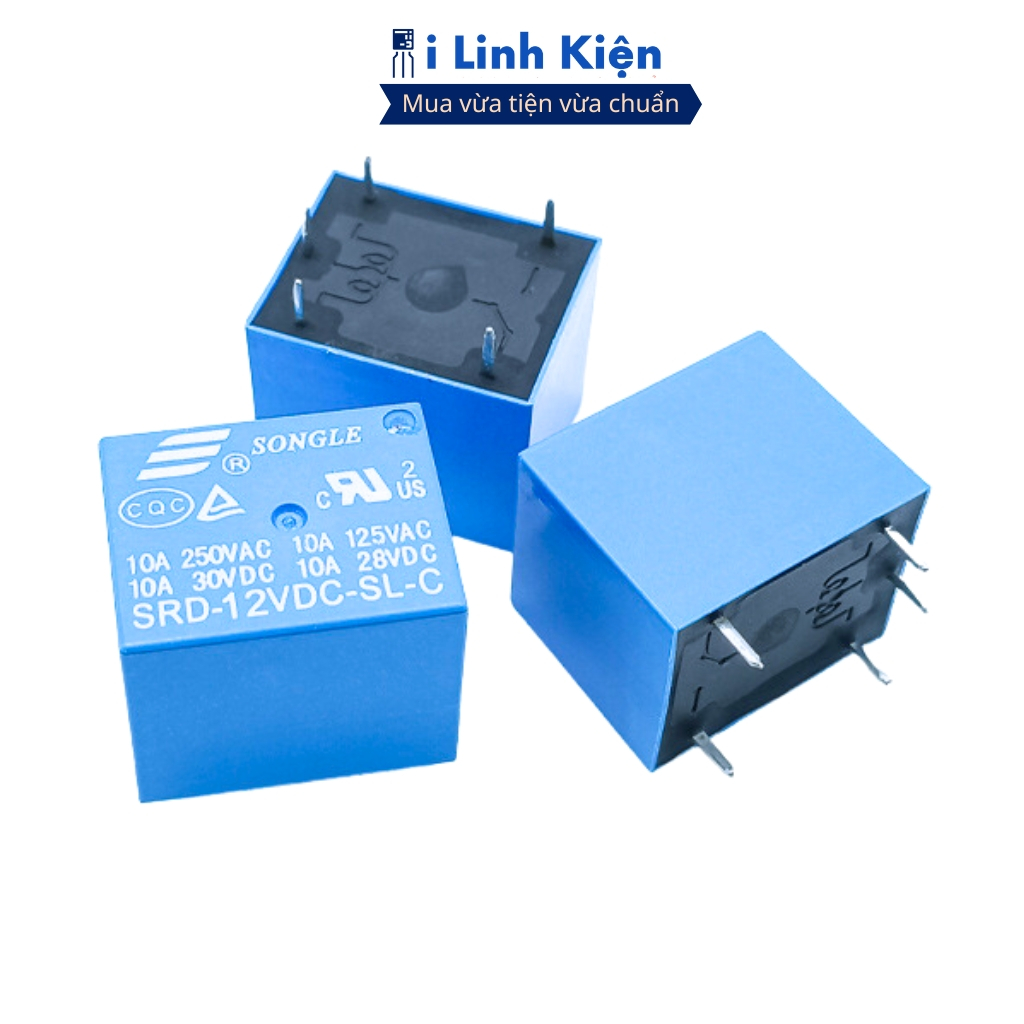 Relay 5 chân 24V 12V 9V 5V 3V Songle chất lượng cao ilinhkien.
