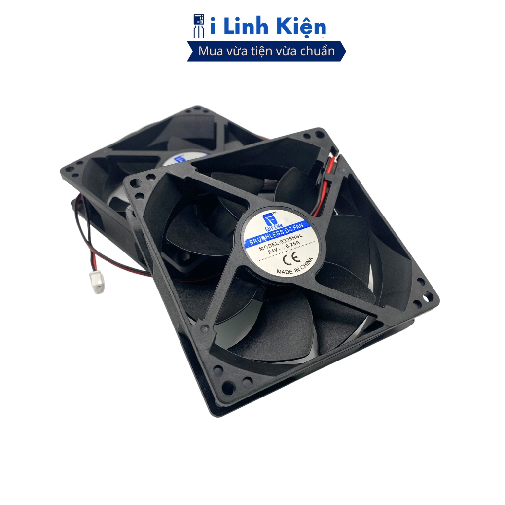 Quạt tản nhiệt 24V đầy đủ các kích thước ilinhkien.