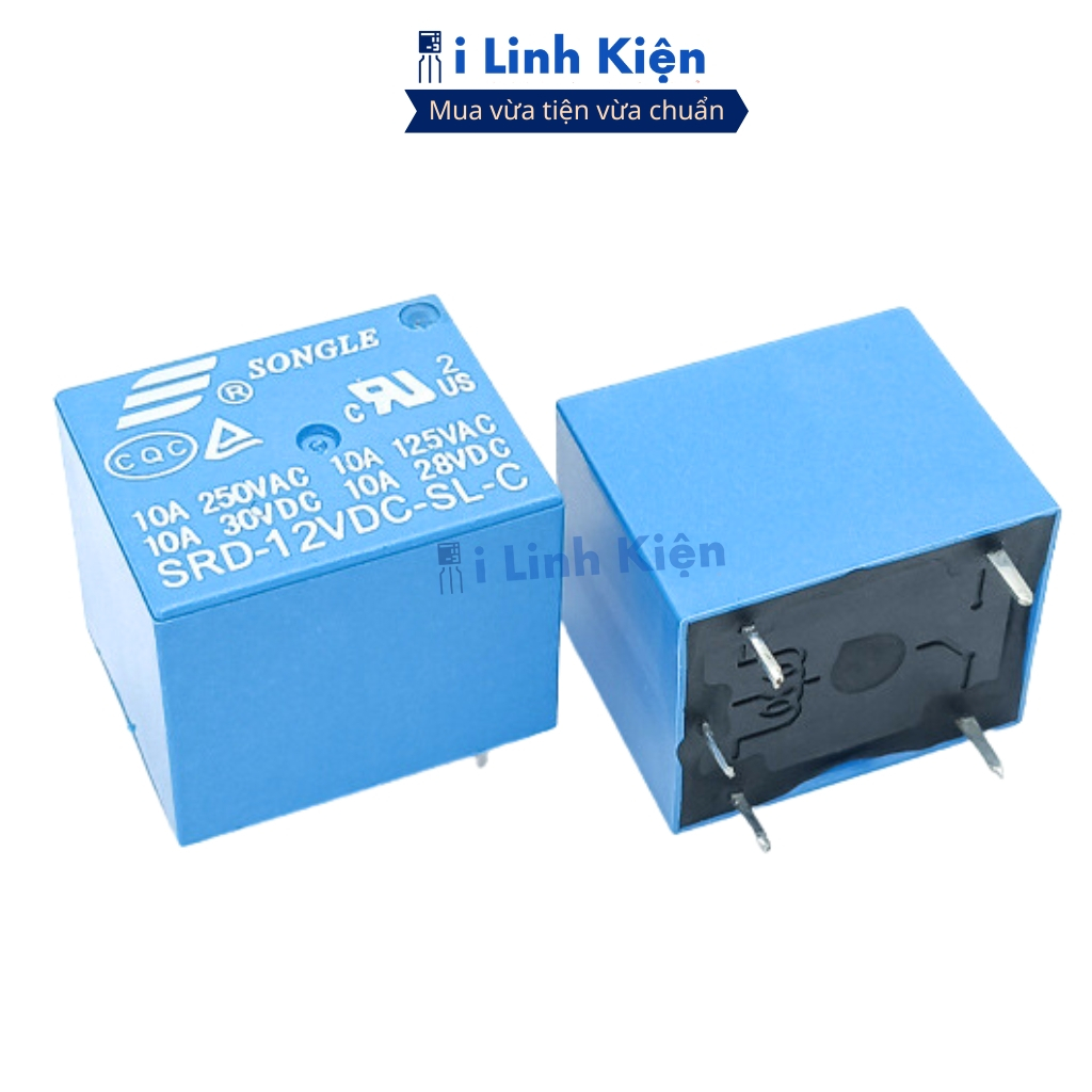 Relay 5 chân 24V 12V 9V 5V 3V Songle chất lượng cao ilinhkien.